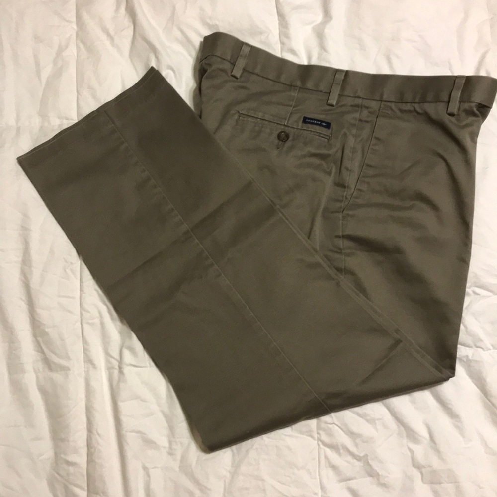 36x30 Olive Docker D3 Flat-Front Khakis
